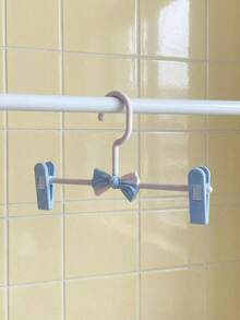 Joivida 5Pcs Premium Selection Of Plastic Non-Marking Clothes Hangers Wholesale, Children's Telescopic Trouser Hangers, Trouser Clips, Household Non-Slip Clothes Hangers - A - View 7