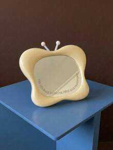 Joivida 1 pièce Miroir de maquillage portable mignon et haute définition, miroir de coiffeuse de bureau pour dortoir, bureau et maison - Multicolore - Voir 4