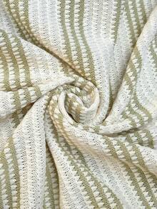 SHEIN LUNE Women's Casual Striped Sleeveless Tank Top And Skirt 2 Pieces Set, Suitable For Summer Vacation, Commute And Daily Wear - Multicolor - View 7