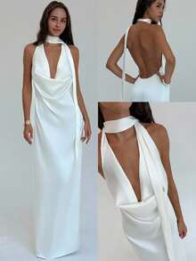 Aloruh Thời trang nữ, Đầm gợi cảm cổ khoét sâu hở lưng, Trang phục mùa thu, Tất cả trang phục mùa thu cho nữ, Trang phục mùa thu cho nữ, Trang phục mùa thu, Trang phục mùa thu cho nữ, Đầm dự tiệc cưới, Đầm dự tiệc cưới cho nữ, Đầm dự tiệc cưới trang trọng, Đầm dự tiệc cưới, Đầm dự tiệc cưới thanh lịch, Đầm dự tiệc cưới, Đầm dự tiệc cưới cho khách mời, Đầm dự tiệc cưới cho nữ, Đầm dự tiệc cưới cho nữ, Đầm dự tiệc cô dâu, Đầm trắng thanh lịch, kín đáo, Đầm kỷ niệm ngày cưới, Đầm phù dâu, Đầm hẹn hò, Đầm dài trắng gợi cảm cổ hở lưng thắt nơ với kiểu dáng thanh lịch và Váy cưới màu trắng giúp tôn dáng cho buổi hẹn hò và bữa tối lãng mạn, váy cưới dân sự, váy cưới dân sự màu trắng, váy dạ hội. - Màu be - Xem 2