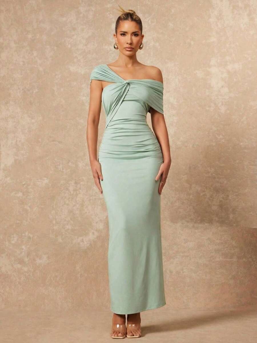 Lumalex 春夏女士优雅扭结褶皱修身无袖连衣裙 薄荷绿 春夏早春连衣裙 度假 生日装扮 婚礼 情人节礼物指南 浪漫情人节装扮 宾客婚礼 情人节礼物指南 浪漫情人节装扮 派对 夏季假日 海滩装扮 奢华造型 奢华造型 低调奢华 舞会 聚会 派对 宴会 简约 复古 锐舞 音乐节 层次丰富的派对 圣帕特里克节 祖母绿庆典