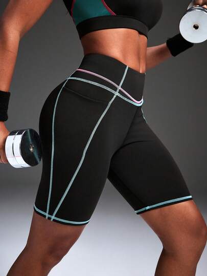 Powerista Women's High Waist Casual Fitness Outdoor Shorts