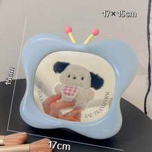 Joivida 1 pièce Miroir de maquillage portable mignon et haute définition, miroir de coiffeuse de bureau pour dortoir, bureau et maison - Multicolore - Voir 15