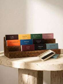 Cirelle 10支装9种香型香薰礼盒，持久留香，适用于瑜伽冥想、家居净化，适合斋月、情人节、新年等场合（香型：蜜桃乌龙/海洋/荒野/迷人夜茉莉/红茶/红酒/昆仑/木质大地/咖啡） - 彩色 - 查看 1