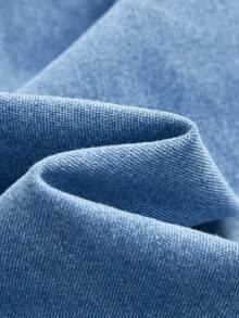 Maija Áo gile denim màu xanh nhạt dành cho nữ với họa tiết thêu tinh tế, thích hợp cho kỳ nghỉ hè, áo mùa hè, kỳ nghỉ biển. - Rửa nhẹ - Xem 6