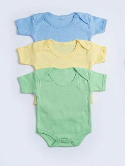 Set 3 Pañaleros para Bebé (0-9 Meses) | Bodys de Algodón Suave en Colores Pastel (Rosa o Azul, Amarillo, Verde ) y Blanco Clásico | Ropa Básica para Recién Nacido | Tallas 0-3, 3-6, 6-9 Meses | Diseño Ergonómico con Broches de Presión | Material Transpirable y Antialérgico para Piel Sensible | Conjunto Esencial para Niño y Niña | Alta Calidad y Durabilidad para Uso Diario | Estilo Minimalista de  | Suavidad Premium en Cada Puesta | Básico Indispensable para el Cuidado de tu Bebé.