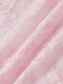SHEIN MOD 1pc Solid Color Lace Sleeveless Elegant Summer Camisole For Women,Pink Top - Pink - View 4
