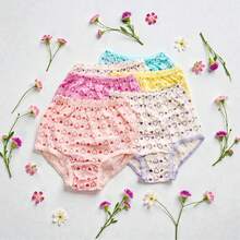 Set de 6 pzs de Pantaleta de Algodón Estampada Colores para Niñas - Multicolor - Ver 1