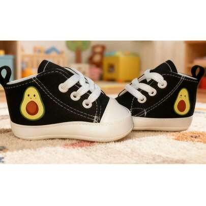 Modelo: Avocado baby, Tenis deportivo para los pequeños del hogar, hermoso estampado de aguacate/avocado kawai, ideales para toda época del año, suaves, cómodas, súper a la moda.