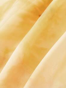 Aveloria Rosie New Arrival Women's Chiffon Printed Layered Dress - Yellow - View 4