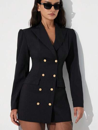 Aveloria Modichic 新款优雅蕾丝下摆薄纱长袖连衣裙