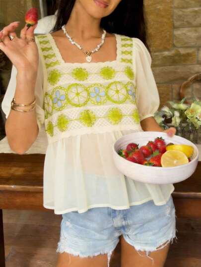 Blusa de Mujer Inspirada en Ropa India, Blusa Casual, Tejida, Cómoda,Blusas