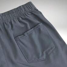 Short deportivo para GYM de entrenamiento 1pz para hombre - Flexible y ligero para entrenamiento. - GRIS - Ver 3