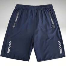 Short deportivo para GYM de entrenamiento 1pz para hombre - Flexible y ligero para entrenamiento. - MARINO - Ver 4