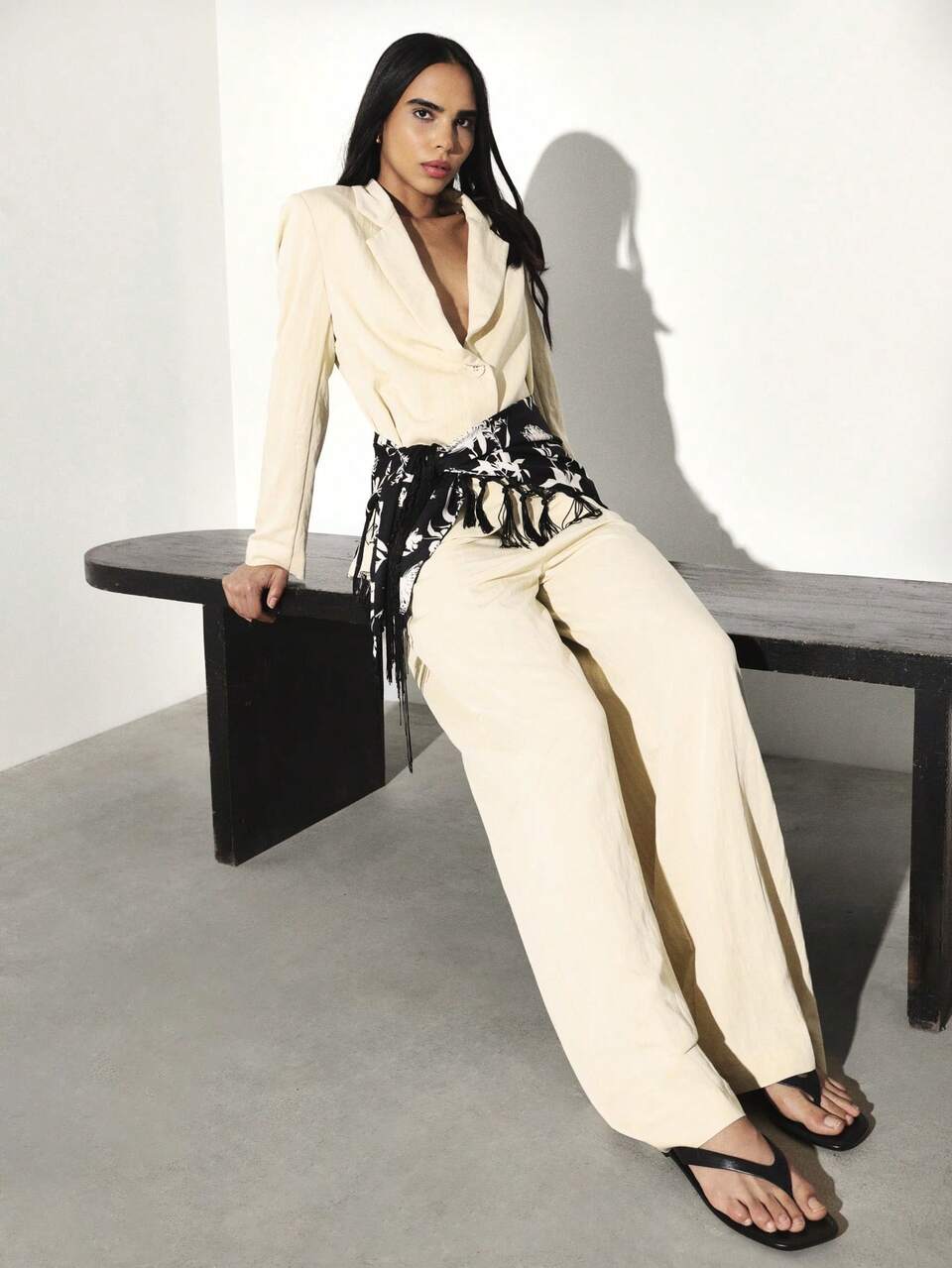 KSTM Women High Waisted Wide Leg Pleated Trousers Tailored Dress Pants Office Business Casual Palazzo Pants With Belt Loops