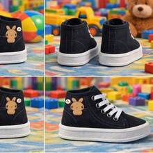 Tenis botín para Niños con Estampado de Dibujos Animados – Casual y Cómodas - Azul - Ver 3