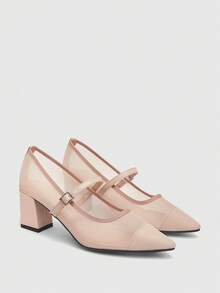 CUCCOO BIZCHIC Women Pointed Toe Fashion Daily Commute High Heels For Christmas Spring Shoes - Apricot - View 7