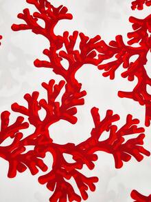 GlowEve Đầm chữ A hở lưng in họa tiết đại dương dành cho nữ, thắt eo, phong cách Bohemian quyến rũ, thanh lịch, gợi cảm, thích hợp cho công sở, hẹn hò, thời trang đường phố Pháp, retro, đa năng, màu mơ, họa tiết đỏ, hàng mới về, đầm maxi không tay - Nhiều màu - Xem 8