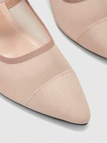 CUCCOO BIZCHIC Women Pointed Toe Fashion Daily Commute High Heels For Christmas Spring Shoes - Apricot - View 8