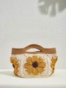 SHECARRY Stylish And Sweet Hand-Woven Women's Bags - Multicolor - View 1