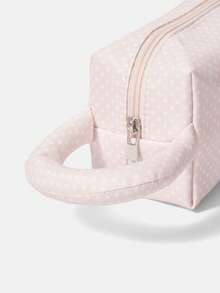 HELLO KITTY AND FRIENDS | SHEIN 一款粉色时尚便携大容量手提化妆包。 - 粉色 - 查看 4