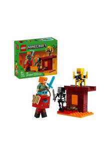 LEGO ماينكرافت® معركة الحمم في العالم السفلي للأطفال 6 سنوات فما فوق 21266 - متعدد الألوان - مشاهدة 1