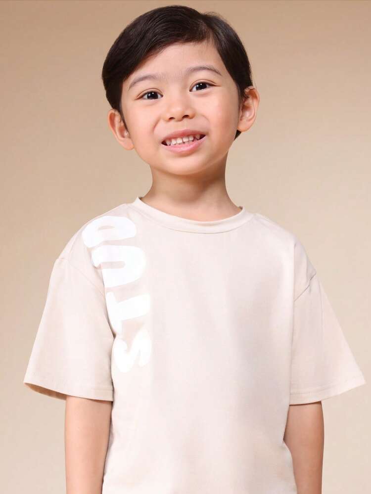 Crew Neck Logo T-Shirt With Regular Fit