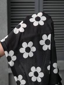 SLATEMANN 男士网眼印花 Polo 衫，时尚百搭，适合日常穿着 - 彩色 - 查看 8