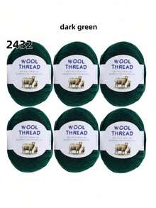 6 Sợi len lông cừu Merino Úc 300g 70% len Merino 30% sợi chống xù mềm mại thoải mái thoáng khí màu sắc rực rỡ dùng để đan áo len, áo vest, đồ thủ công mỹ nghệ, đồ dùng thủ công DIY - gói 6 quả bóng - Xem 49