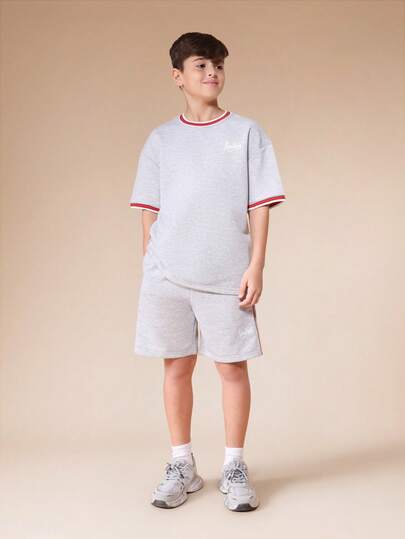 SUMWON Conjunto de camiseta para niños preadolescentes