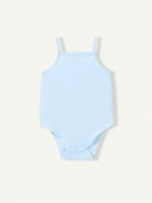 Cozy Pixies Conjunto de 3 piezas/Set de body de tirantes de punto de unicolor suave para bebé niña - Multicolor - Ver 10