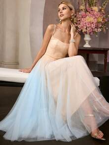 MOTF Soiréza 春夏褶裥收腰正式连衣裙 - 彩色 - 查看 2