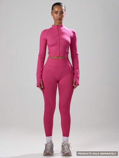 Musera Sport Ribbed Waist Seamless Leggings Summer Holiday Ibiza Beachwear, Padel, Tennis, Pickleball Gym Fitness Winter