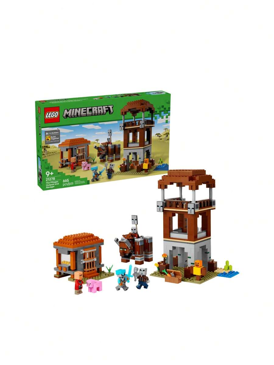 LEGO Minecraft® The Pillager Outpost And Ravager Kids 9Years+ 21278 - Multicolor - View 1