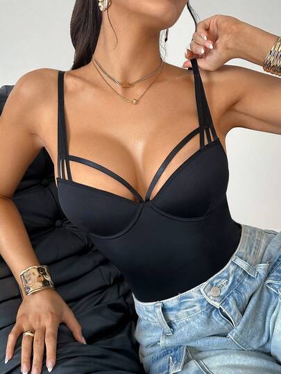 SuitURBody בגד גוף פוקסיה אחד עם מחשוף גזרה סקסית, שקוף וגיזרות, מתאים לפסטיבלי מוזיקה, מסיבות, חופשות, לבוש מועדונים של Y2K, סקסי פאנק אקזוטי