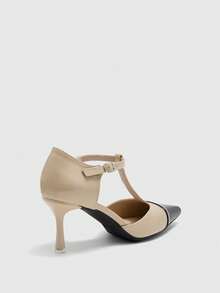 CUCCOO BIZCHIC 女士时尚防滑鞋底细高跟尖头舒适高跟鞋 - 杏色 - 查看 9