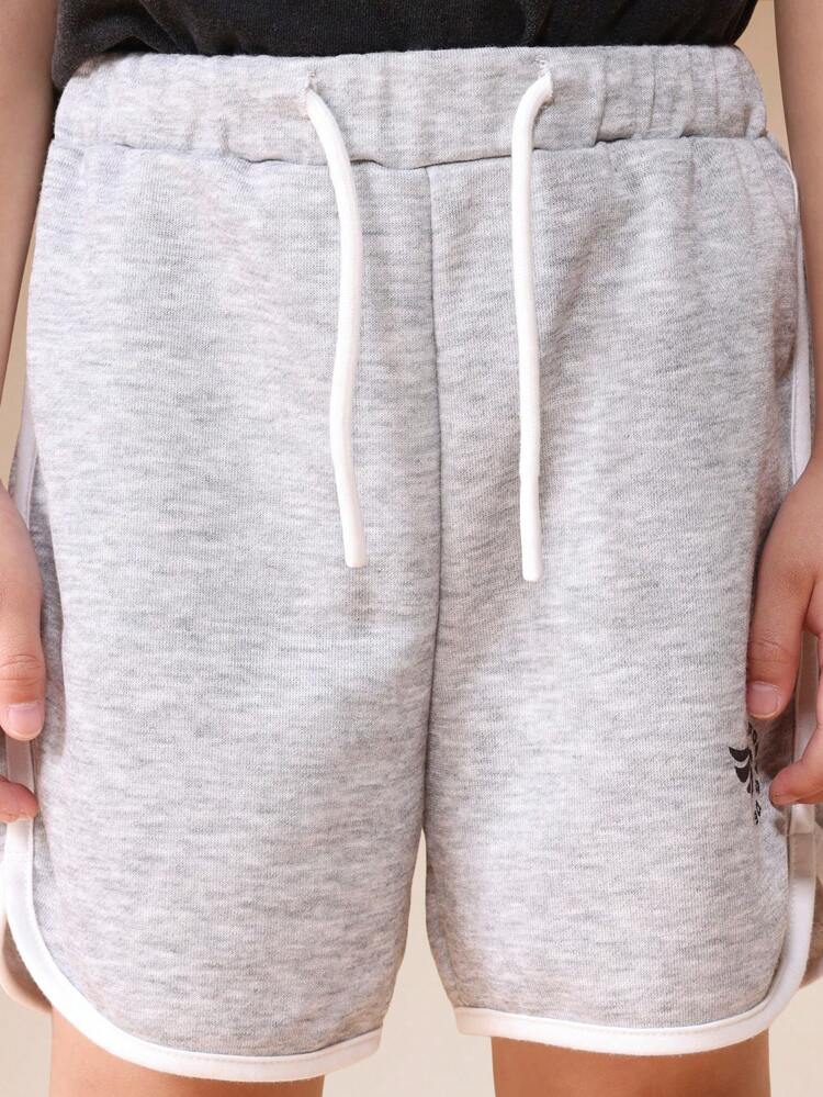 Runner Shorts With Logo Print