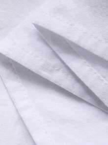 DAZY 春夏时尚白色修身休闲/沙滩度假露背连衣裙，适合情人节、婚礼等场合。 - 象牙白色 - 查看 7