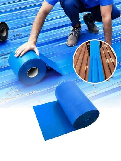 1/2pcs Waterproof, Heat-Resistant, Anti-Rust Super Sticky Repair Tape, High Temperature Resistant, Suitable For Home And Factory, Metal Surface, Roof And Iron Sheet Crack Sealing, Leak Prevention, Household Goods