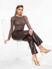 Glitzique 女士时尚新款细高跟性感派对和日常穿着别致优雅高跟凉鞋 - 金色 - 查看 12