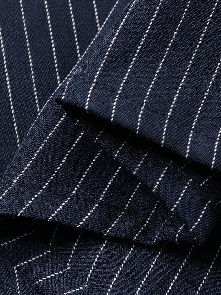 Women's Elegant Striped V-Neck Bow Tie Camisole And A-Line Skirt 2-Piece Set, Summer