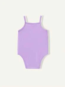 Cozy Pixies Conjunto de 3 piezas/Set de body de tirantes de punto de unicolor suave para bebé niña - Multicolor - Ver 8