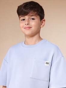 SUMWON Tween Boys T-Shirts - Blue - View 5