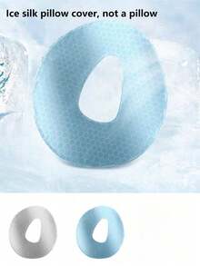 1个按摩床面部支撑枕记忆棉床垫可调节头枕可拆卸枕套，适用于沙龙、家庭午睡，灰色、粉色、绿色可选 - 彩色 - 查看 7
