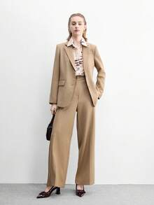 CUCCOO BIZCHIC Women's Chunky Heel Pointed Toe Comfortable Fashion Office & Party Shoes - Coffee Brown - View 10