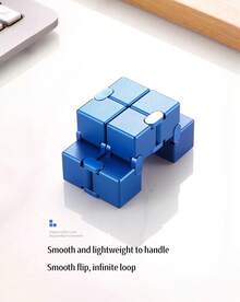 MINKOJA 110g Alloy Infinite Cube Plastic Imitation Alloy Infinite Stress Relief Cube - Multicolor - View 9