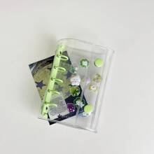 Joivida M5-Sized Portable Transparent Binder, Can Be Used As A Transparent Sticker Book, Sticker Pad, Photo Organizer, Album, Budget Planner, Journal, Notebook, Or Office Supply - multi-color - View 16