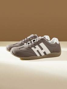 CUCCOO EASI Zapatos deportivos versátiles y casuales con suela plana para mujer - Marrón - Ver 3