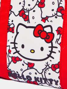 HELLO KITTY AND FRIENDS | SHEIN 一款时尚可爱卡通便携大容量女士手提包 - 紅色 - 查看 3
