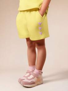 SUMWON 女童T恤套装 - 黃色 - 查看 4